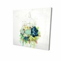 Fondo 12 x 12 in. Bird Cage with Cactus-Print on Canvas FO2790753